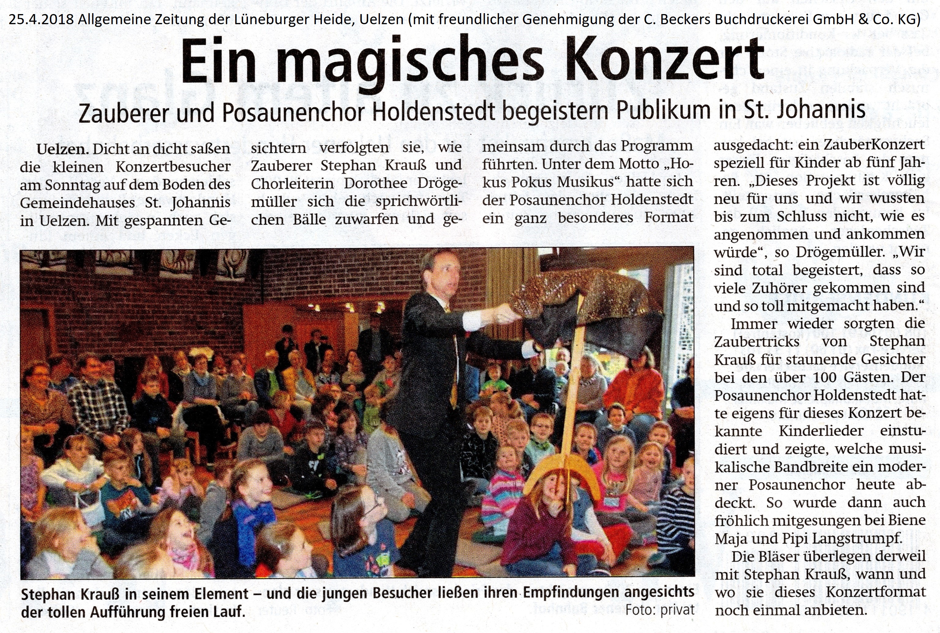Hokus Pokus Musikus - ein außergewöhnliches Zauber- & Musik-Projekt